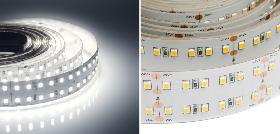 Светодиодная лента 38W/m 240 диодов/2м 2835SMD дневной белый 5M Светодиодная лента 38W/m 240 диодов/2м 2835SMD дневной белый 5M - Loft-Concept в Грозном