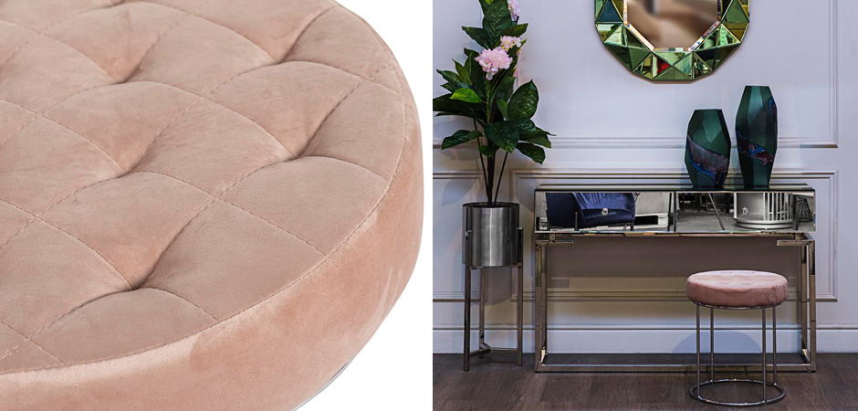 Пуф Rhombus Velours Pink Пуф Rhombus Velours Pink - Loft-Concept в Грозном