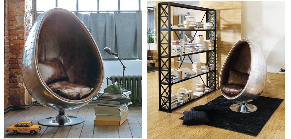 Кресло яйцо Aviator Egg Chair Кресло яйцо Aviator Egg Chair - Loft-Concept в Грозном