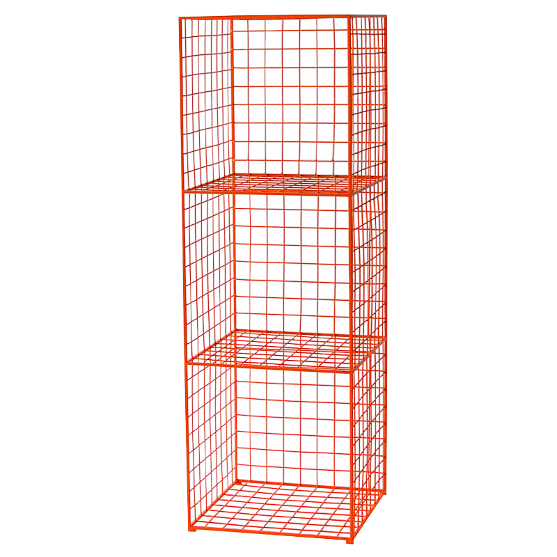 Стеллаж Carney Orange Industrial Metal Rust Rack Оранжевый Стеллаж Carney Orange Industrial Metal Rust Rack Оранжевый в Грозном | Loft Concept