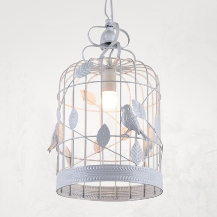 Подвесной светильник BIRDCAGE CHANDELIER Белый Подвесной светильник BIRDCAGE CHANDELIER Белый в Грозном | Loft Concept