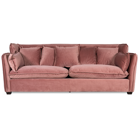 Диван Velwish rose Розовый пастельный Диван Velwish rose Розовый пастельный в Грозном | Loft Concept