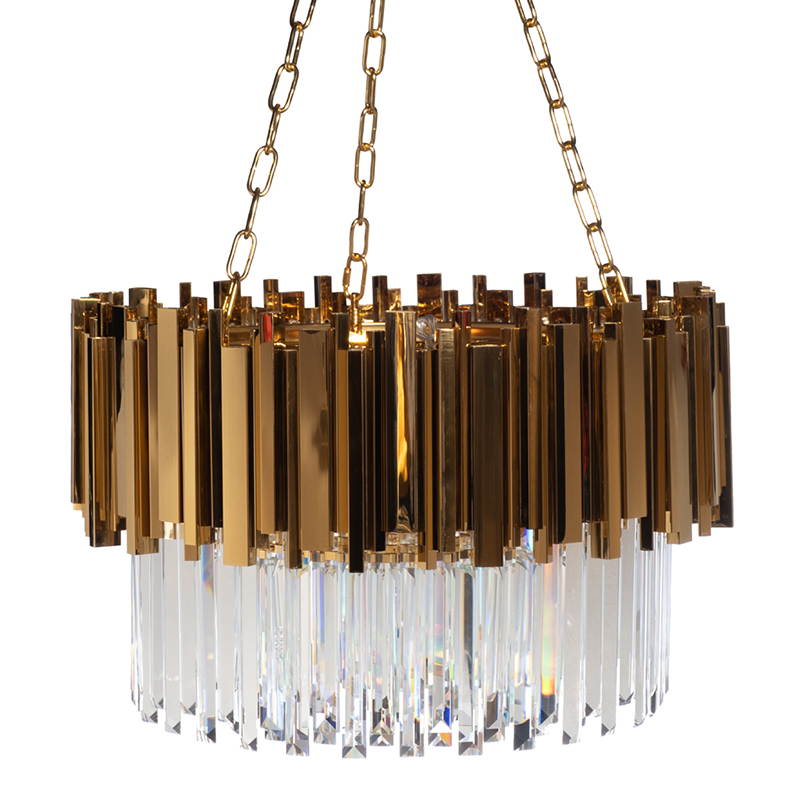Люстра Empire Suspension Single Circle 60 Золотой Прозрачный Люстра Empire Suspension Single Circle 60 Золотой Прозрачный в Грозном | Loft Concept