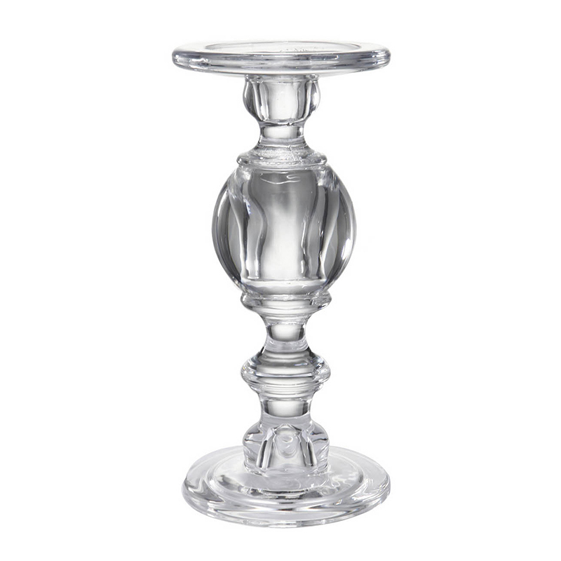 Подсвечник Glass Candlestick II Прозрачное Стекло Подсвечник Glass Candlestick II Прозрачное Стекло в Грозном | Loft Concept