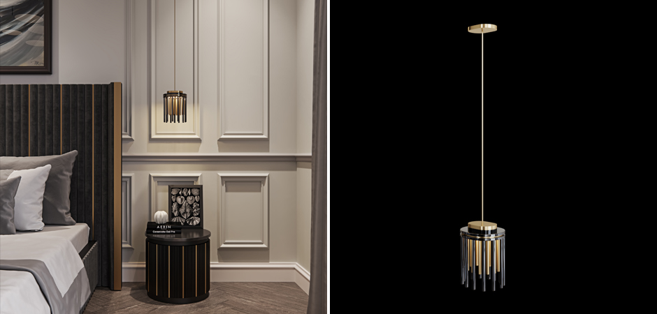 Подвесной светильник из латуни Coliseum Black Подвесной светильник из латуни Coliseum Black - Loft-Concept в Грозном