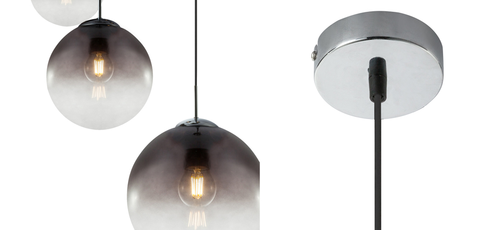 Светильник Ball Sunrise Pendant lamp smok 1 плафон Светильник Ball Sunrise Pendant lamp smok 1 плафон - Loft-Concept в Грозном
