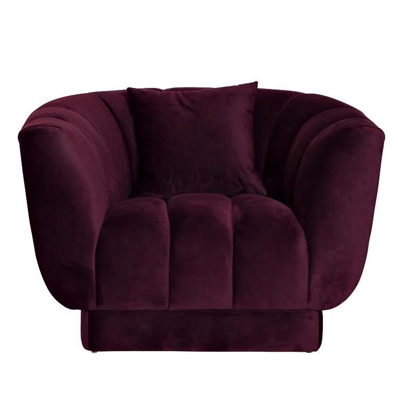 Кресло Miss Armchair Пурпурно-фиолетовый Кресло Miss Armchair Пурпурно-фиолетовый в Грозном | Loft Concept