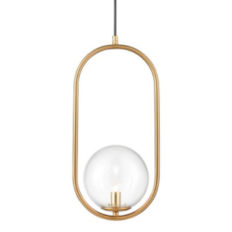 Подвесной светильник B.LUX C Ball oval gold Золотой Прозрачное Стекло Подвесной светильник B.LUX C Ball oval gold Золотой Прозрачное Стекло в Грозном | Loft Concept