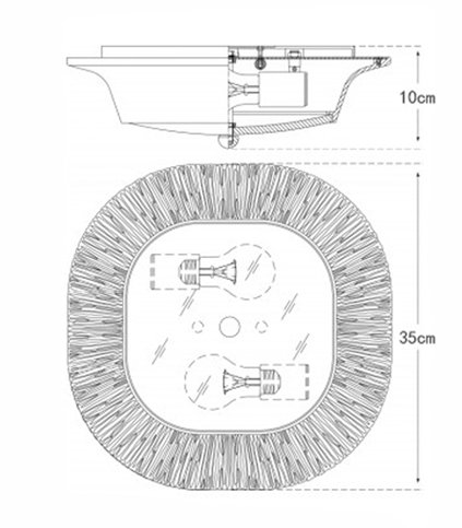 Потолочный светильник Utopia Round Sconce Gold Потолочный светильник Utopia Round Sconce Gold в Грозном