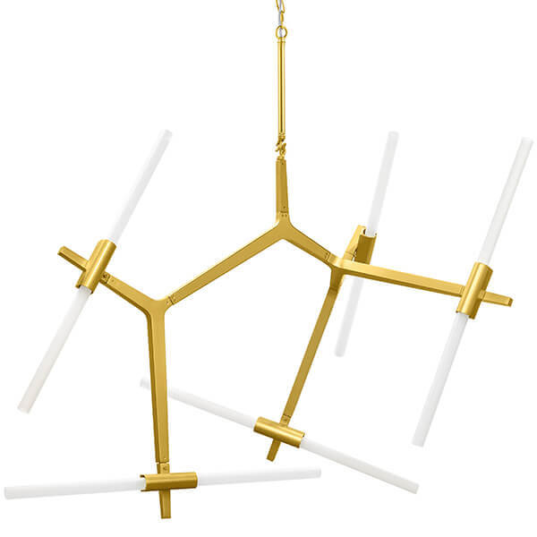 Люстра Агнес Chandelier Gold 10 Золотой Белый Люстра Агнес Chandelier Gold 10 Золотой Белый в Грозном | Loft Concept