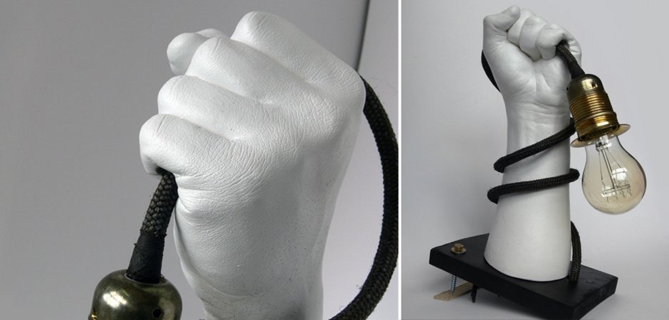 Бра Arm Sculpture Wall lamp Бра Arm Sculpture Wall lamp - Loft-Concept в Грозном
