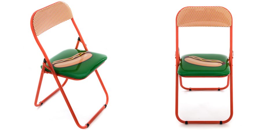 Стул Seletti Folding Chair Hot Dog Стул Seletti Folding Chair Hot Dog - Loft-Concept в Грозном