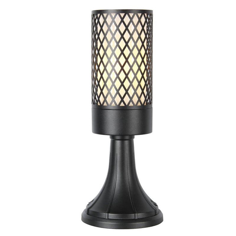 Уличный светильник Holger Street Lamp A Черный Белое матовое стекло Уличный светильник Holger Street Lamp A Черный Белое матовое стекло в Грозном | Loft Concept