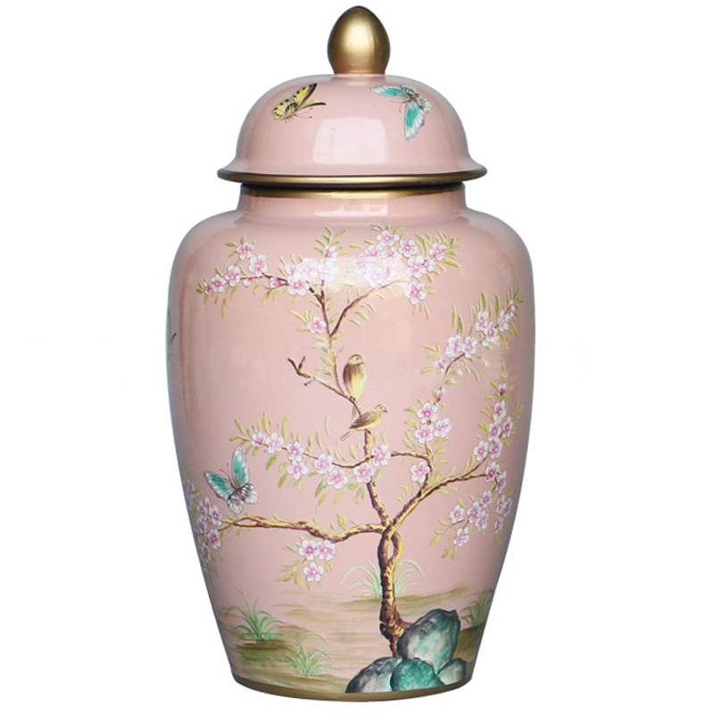 Ваза с крышкой Pink Tree Garden Vase Розовый Мульти Ваза с крышкой Pink Tree Garden Vase Розовый Мульти в Грозном | Loft Concept