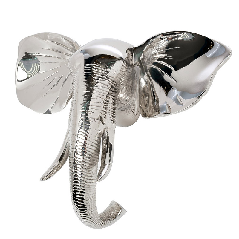 Аксессуар на стену Elephant Head Хром Аксессуар на стену Elephant Head Хром в Грозном | Loft Concept