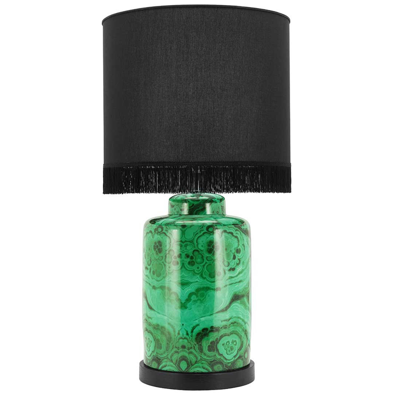 Настольная лампа ABHIKA TABLE LAMP STEADY Черный Малахит (зеленый) в Грозном | Loft Concept 