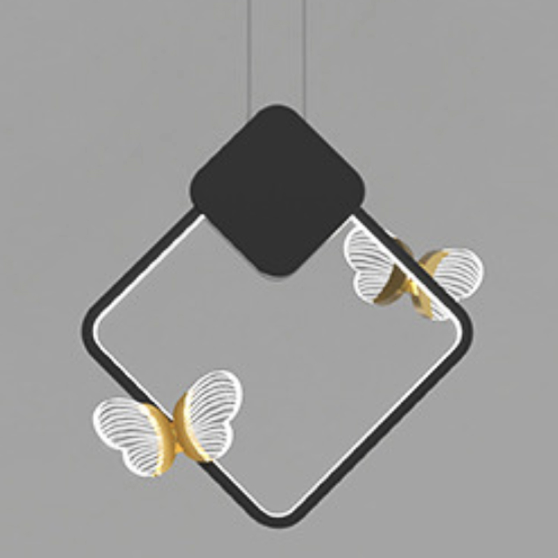 Светильник Butterfly Black Rhombus Прозрачный Черный Золотой Светильник Butterfly Black Rhombus Прозрачный Черный Золотой в Грозном | Loft Concept