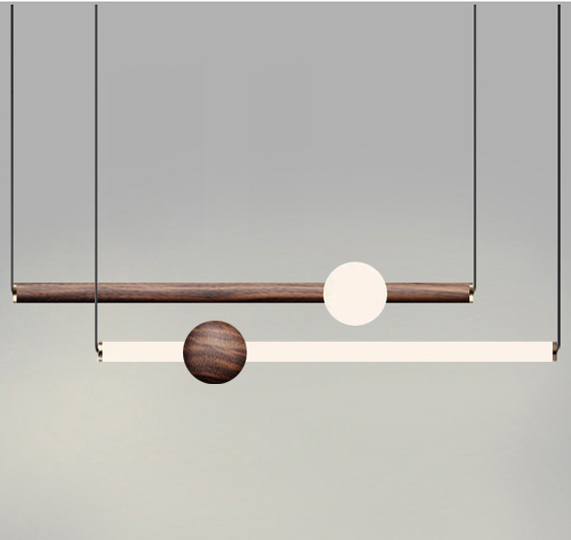 Люстра ORION GLOBE LIGHT wood Коричневый Белый Люстра ORION GLOBE LIGHT wood Коричневый Белый в Грозном | Loft Concept
