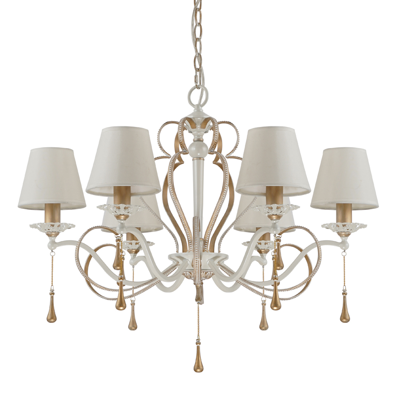 Люстра Batiste Chandelier 71 Золотой Белый Люстра Batiste Chandelier 71 Золотой Белый в Грозном | Loft Concept
