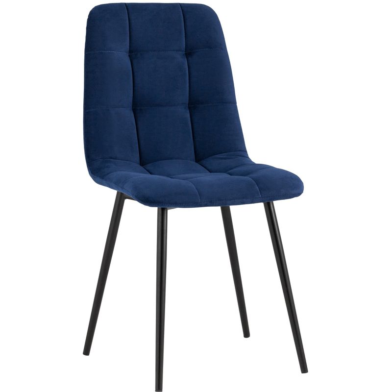 Стул NANCY S-2 Chair Синий Индиго Индиго Черный Стул NANCY S-2 Chair Синий Индиго Индиго Черный в Грозном | Loft Concept