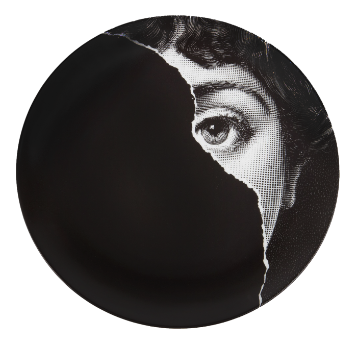 Декоративная тарелка Fornasetti 145 Черный Декоративная тарелка Fornasetti 145 Черный в Грозном | Loft Concept