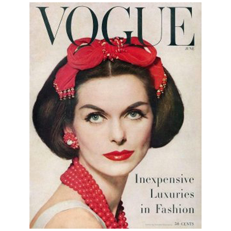 Постер Vogue Cover 1956 June  в Грозном | Loft Concept 