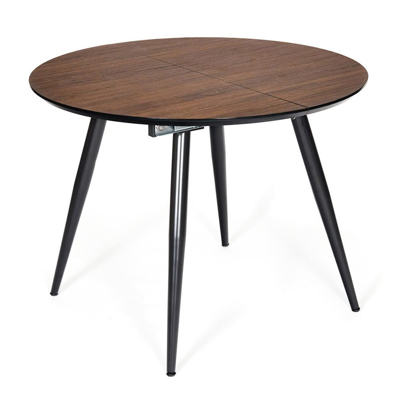 Стол раскладной Dark Walnut Грецкий орех Черный Стол раскладной Dark Walnut Грецкий орех Черный в Грозном | Loft Concept