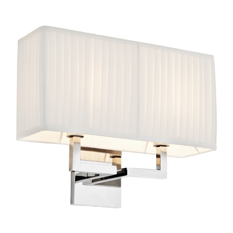 Бра Wall Lamp Westbrook Nickel Никель Белый Бра Wall Lamp Westbrook Nickel Никель Белый в Грозном | Loft Concept