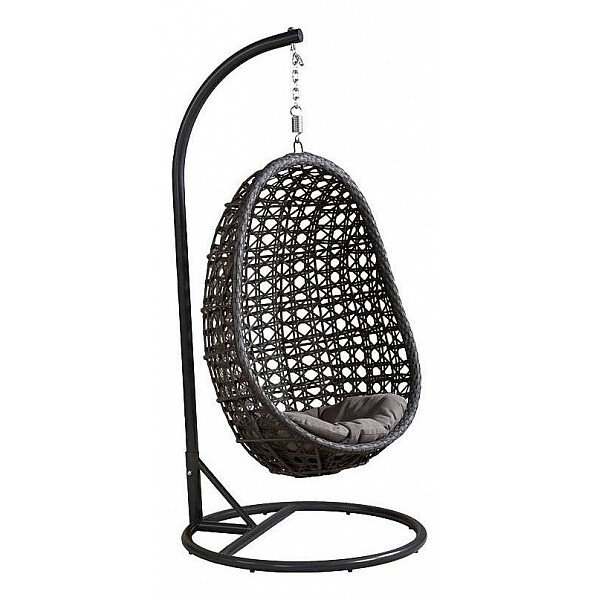 Подвесное уличное кресло Egg Avo Серый Графит Подвесное уличное кресло Egg Avo Серый Графит в Грозном | Loft Concept