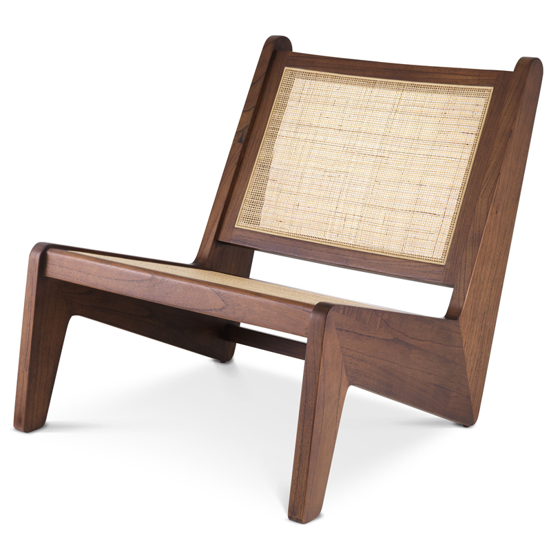 Кресло Eichholtz Chair Aubin brown Коричневый Бежевый Кресло Eichholtz Chair Aubin brown Коричневый Бежевый в Грозном | Loft Concept
