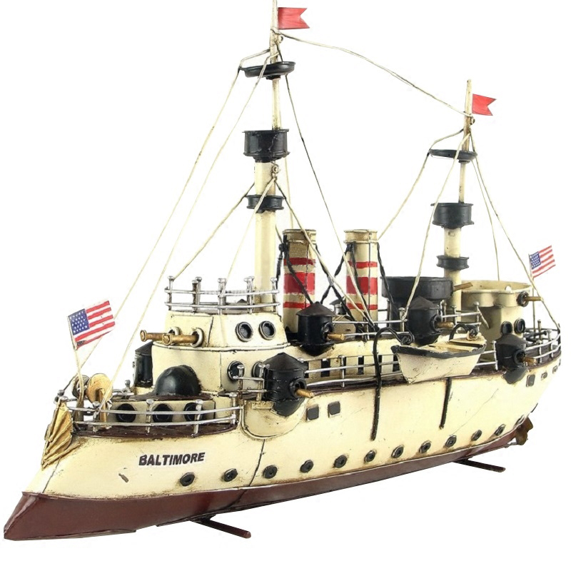 Статуэтка Baltimore Ship Бежевый Коричневый Статуэтка Baltimore Ship Бежевый Коричневый в Грозном | Loft Concept