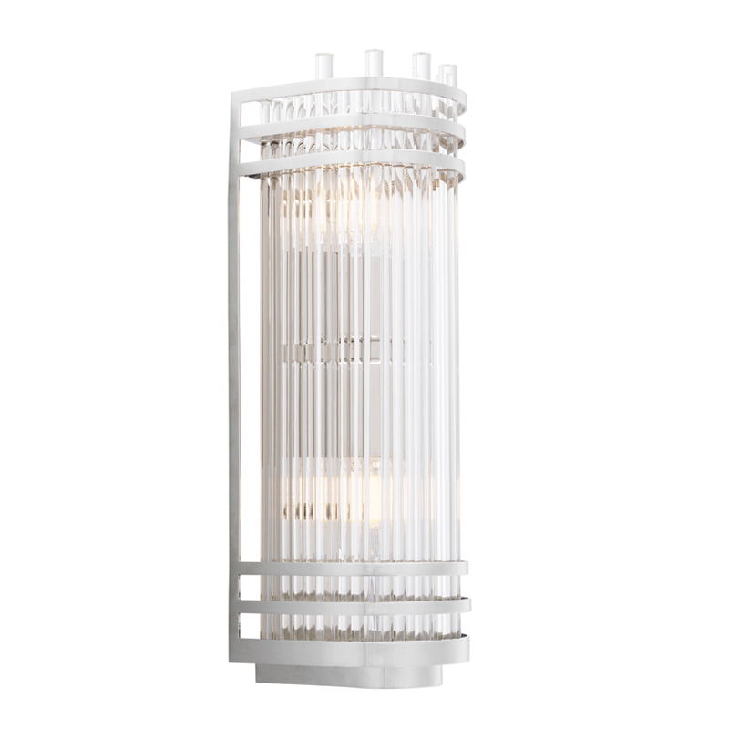 Бра Eichholtz Wall Lamp Gulf S Nickel Никель Прозрачный в Грозном | Loft Concept 