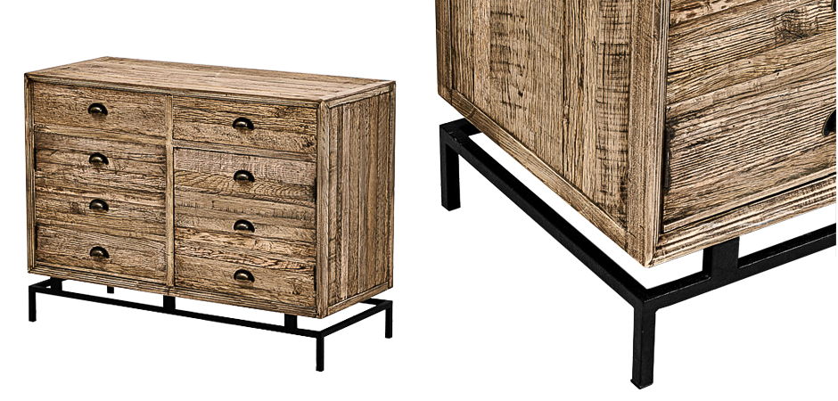 Комод деревянный в стиле Лофт Eligio Wood Commode Комод деревянный в стиле Лофт Eligio Wood Commode - Loft-Concept в Грозном