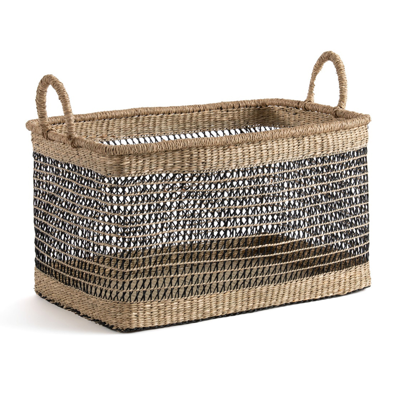 Корзина Wicker Herbarium Бежевый Черный Корзина Wicker Herbarium Бежевый Черный в Грозном | Loft Concept