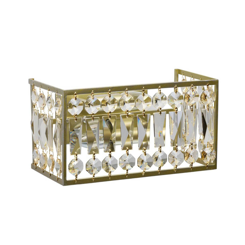 Бра Crystal Inserts Lamp Золотой Прозрачное Стекло Бра Crystal Inserts Lamp Золотой Прозрачное Стекло в Грозном | Loft Concept