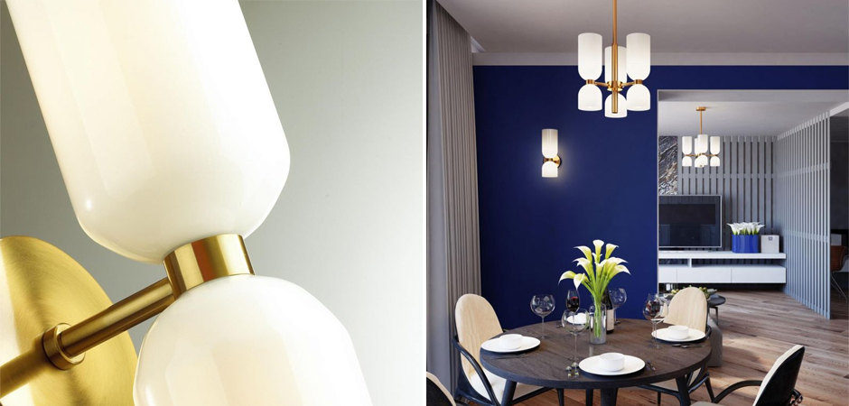 Бра Articolo Double Cup Золотое Бра Articolo Double Cup Золотое - Loft-Concept в Грозном