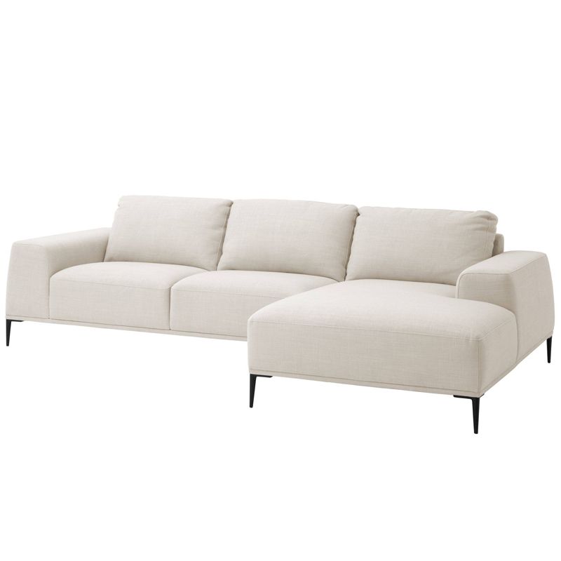Диван Eichholtz Lounge Sofa Montado natural Молочный Черный Диван Eichholtz Lounge Sofa Montado natural Молочный Черный в Грозном | Loft Concept