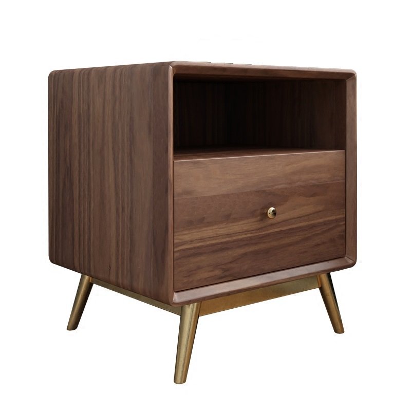 Тумба Walnut comode Орех Глянцевое золото Тумба Walnut comode Орех Глянцевое золото в Грозном | Loft Concept