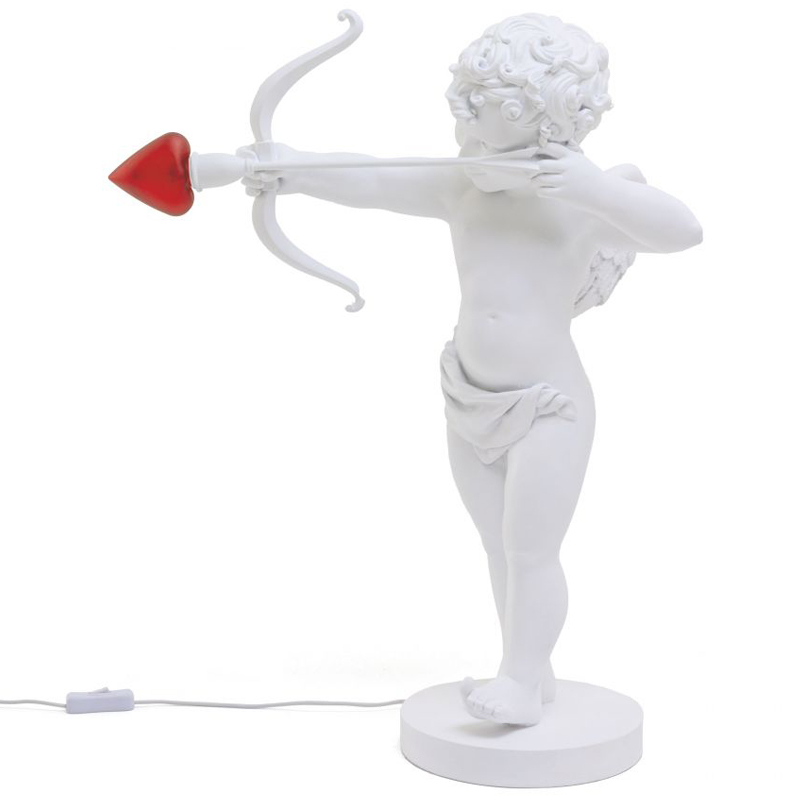Настольная лампа Купидон со стрелой Seletti Cupid Lamp Белый Настольная лампа Купидон со стрелой Seletti Cupid Lamp Белый в Грозном | Loft Concept