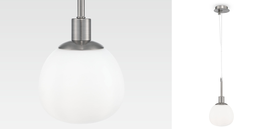 Подвесной светильник Tiepolo Ball Pendant Nickel Подвесной светильник Tiepolo Ball Pendant Nickel - Loft-Concept в Грозном