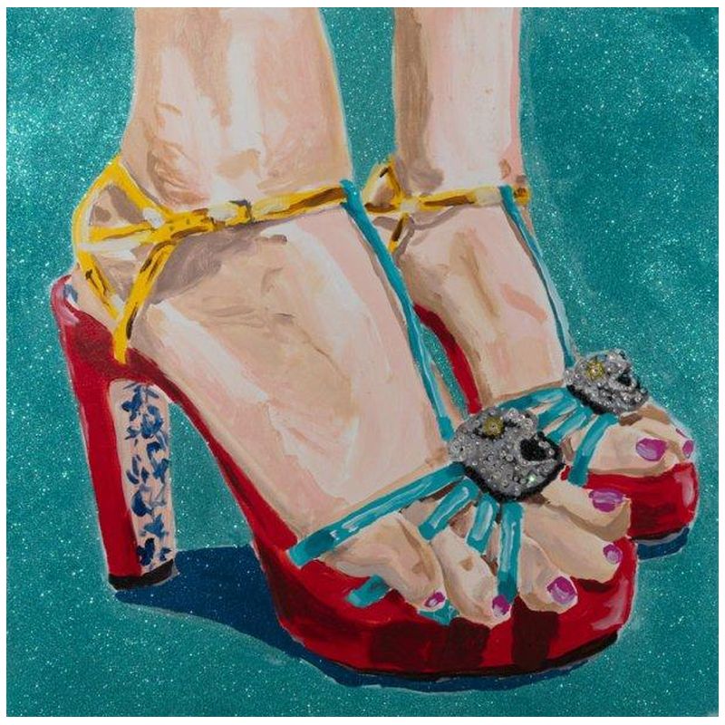 Картина Portrait of Feet with Gucci Red & Blue Heels, Pink Toe Nails, and Turquoise Glitter Background Мульти Картина Portrait of Feet with Gucci Red & Blue Heels, Pink Toe Nails, and Turquoise Glitter Background Мульти в Грозном | Loft Concept