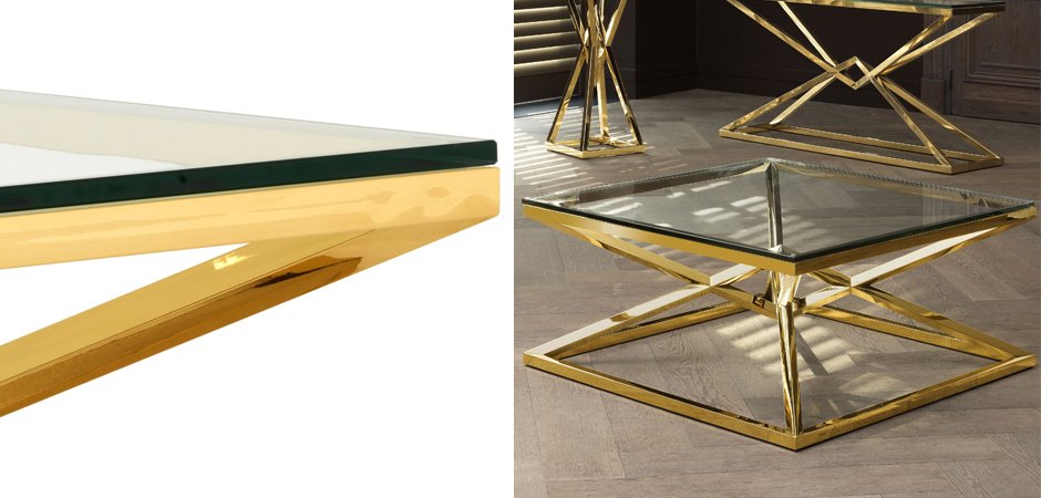 Журнальный стол Eichholtz Coffee Table Connor Gold Журнальный стол Eichholtz Coffee Table Connor Gold - Loft-Concept в Грозном