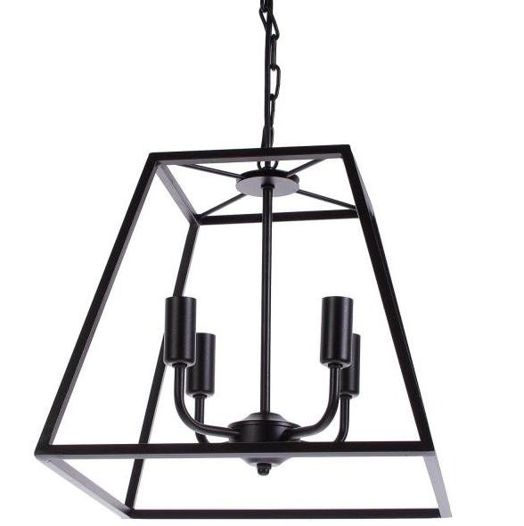 Подвесной светильник Loft Industrial Ortogonal Pendant Trapeze Черный Подвесной светильник Loft Industrial Ortogonal Pendant Trapeze Черный в Грозном | Loft Concept