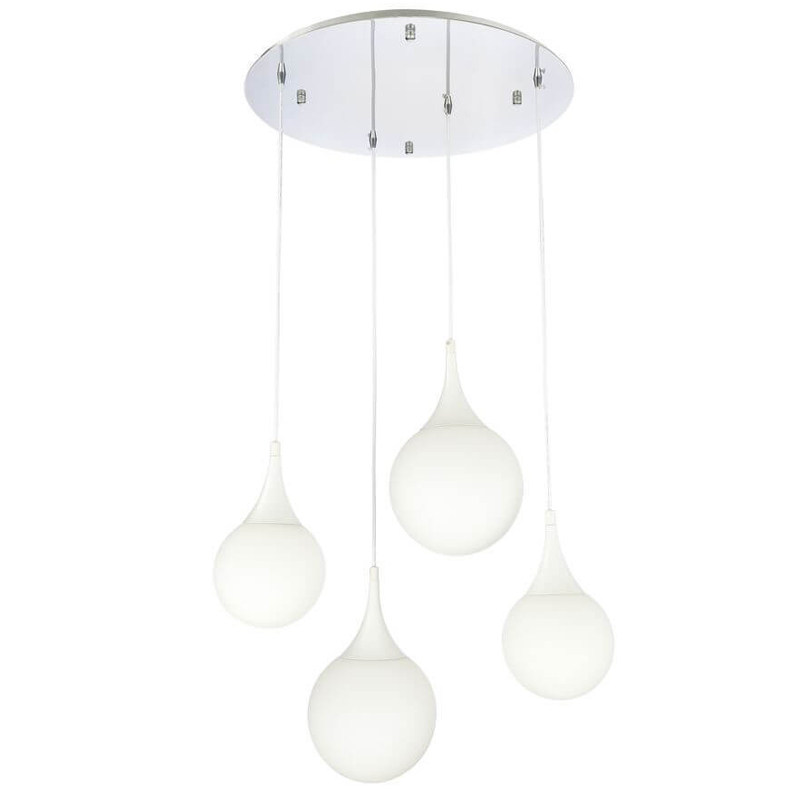 Люстра Leonars Chandelier Белый Люстра Leonars Chandelier Белый в Грозном | Loft Concept