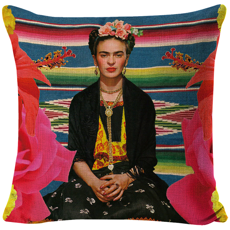 Декоративная подушка Frida Kahlo 6 Мульти Декоративная подушка Frida Kahlo 6 Мульти в Грозном | Loft Concept