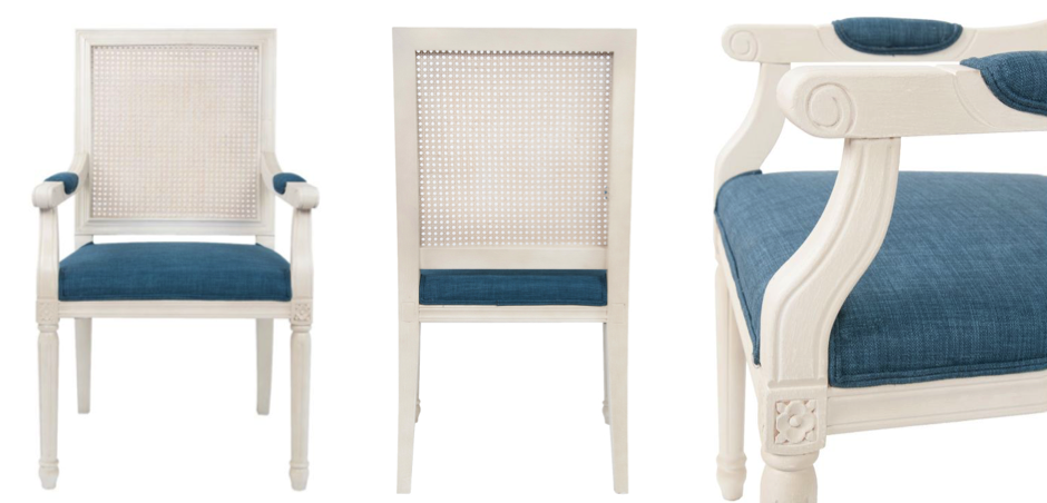 Стул French chairs Provence Garden White ArmChair Стул French chairs Provence Garden White ArmChair - Loft-Concept в Грозном