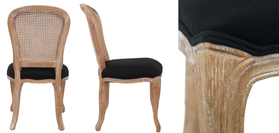 Стул French chairs Provence Neman Black Rattan Chair Стул French chairs Provence Neman Black Rattan Chair - Loft-Concept в Грозном