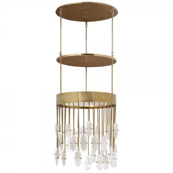 Люстра Kelly Wearstler Halcyon medium round chandelier Латунь Люстра Kelly Wearstler Halcyon medium round chandelier Латунь в Грозном | Loft Concept