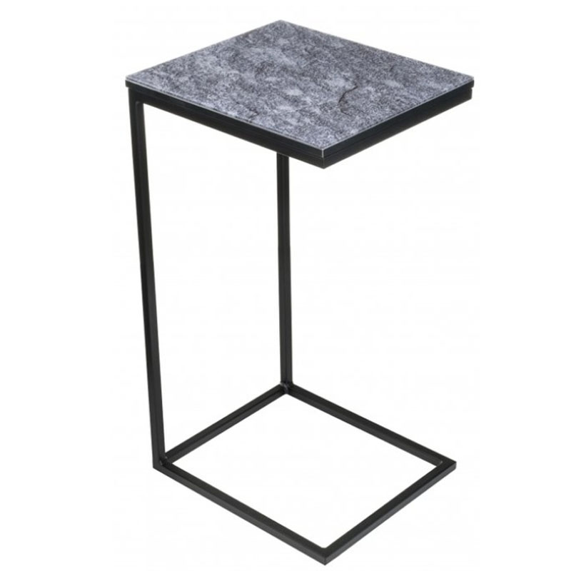Приставной стол Zermatt Side Table gray Серый (Gray) Приставной стол Zermatt Side Table gray Серый (Gray) в Грозном | Loft Concept