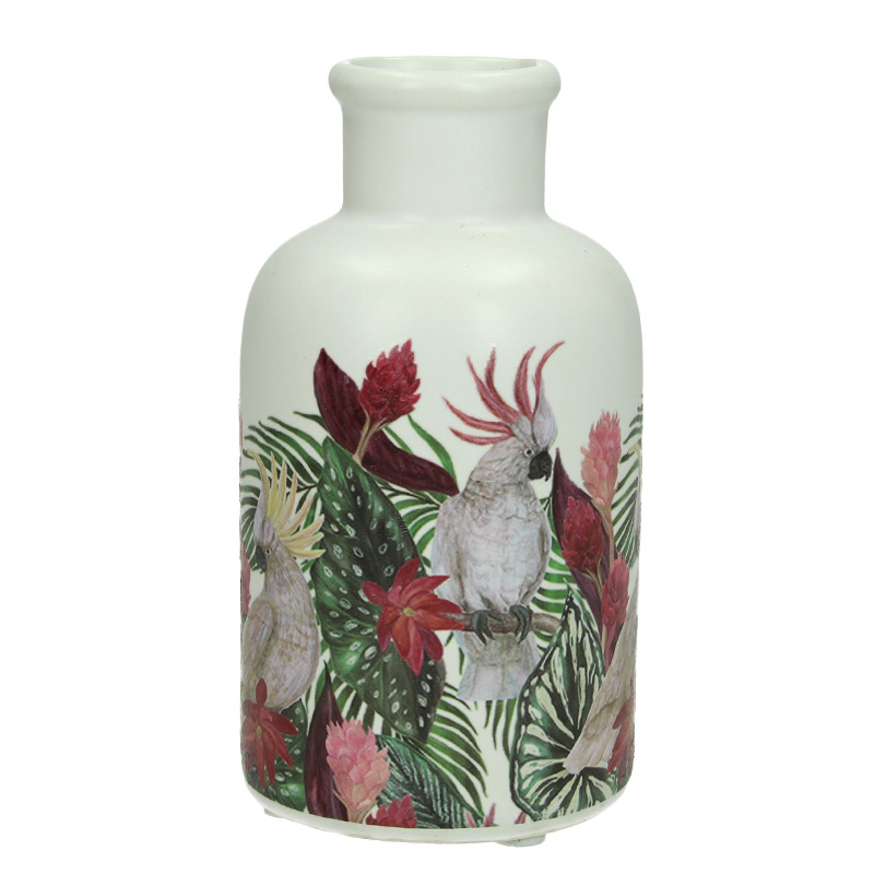 Ваза Exotic Garden Vase 15 Белый Мульти Ваза Exotic Garden Vase 15 Белый Мульти в Грозном | Loft Concept
